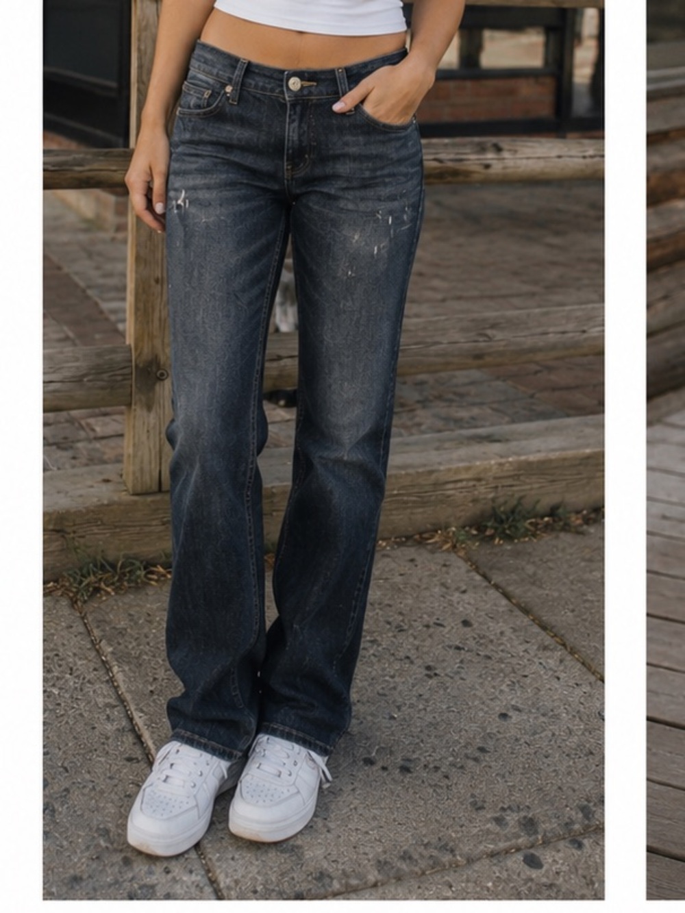 VTG Pratt’s Motor Sports Designer Jeans Women’s Straight Jeans in Dark Wash Rare